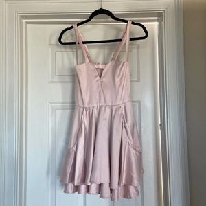 💖Lovely pink dress, full skirt, silky soft!✨